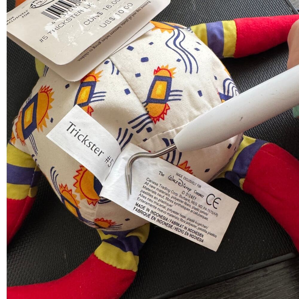 New With Tags Disney The Lion King Broadway Trickster #5 Bean Bag Plush - Picture 4 of 8